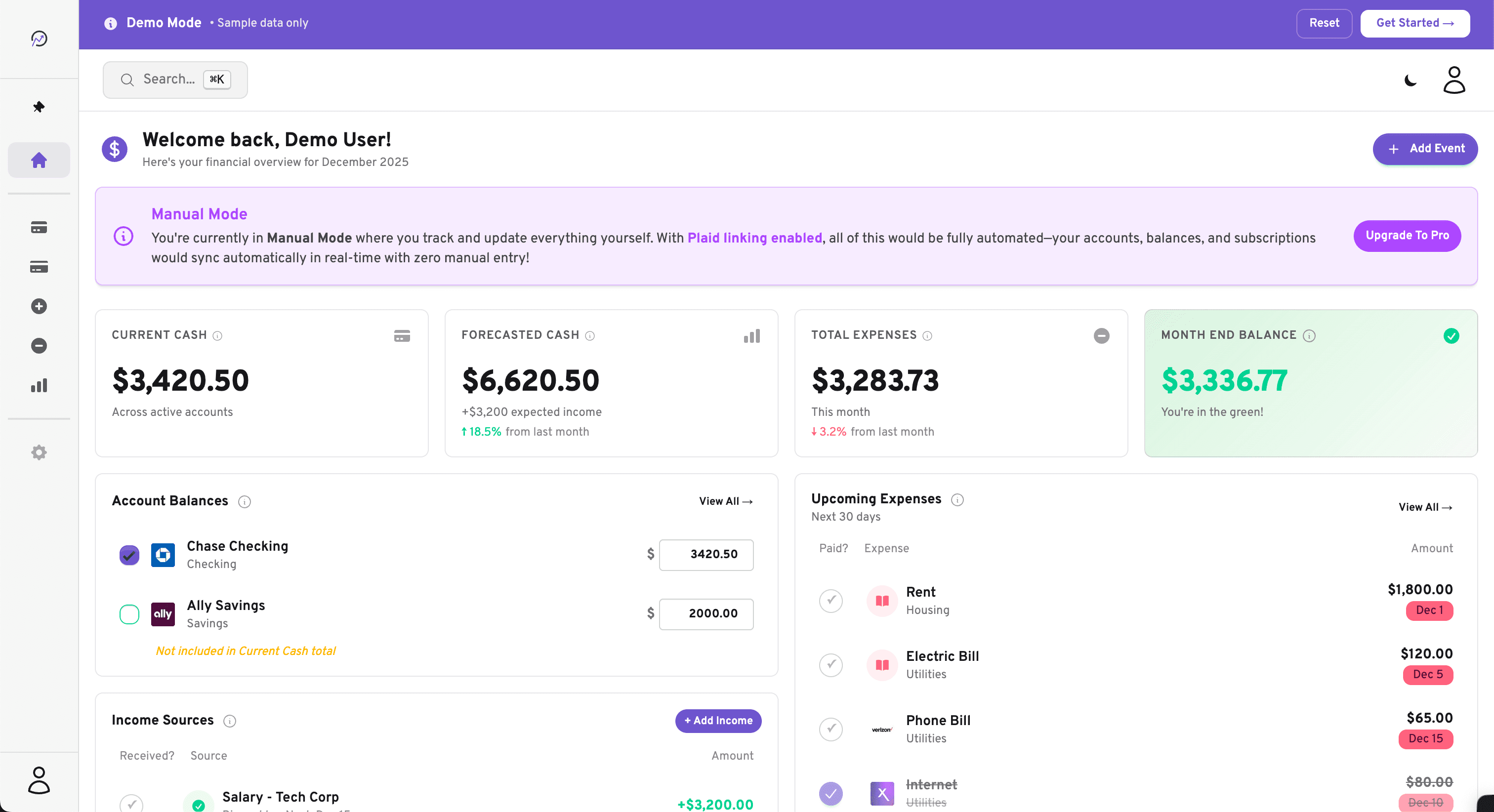 OneView Dashboard Preview