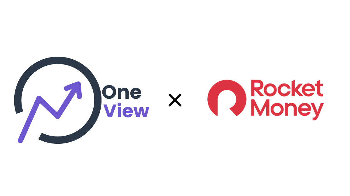 Side by side comparison of OneView and RocketMoney apps